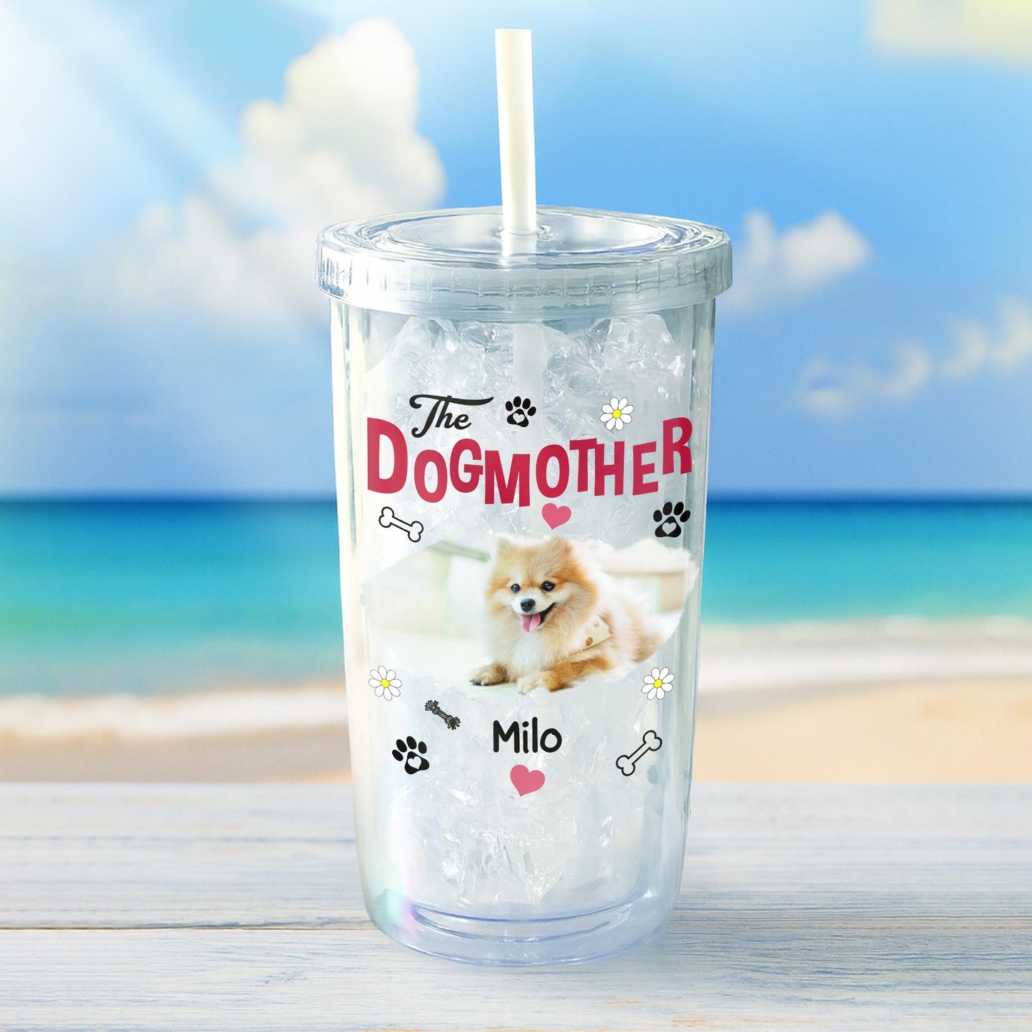 The Dogmother With Dog, Paws, And Bones