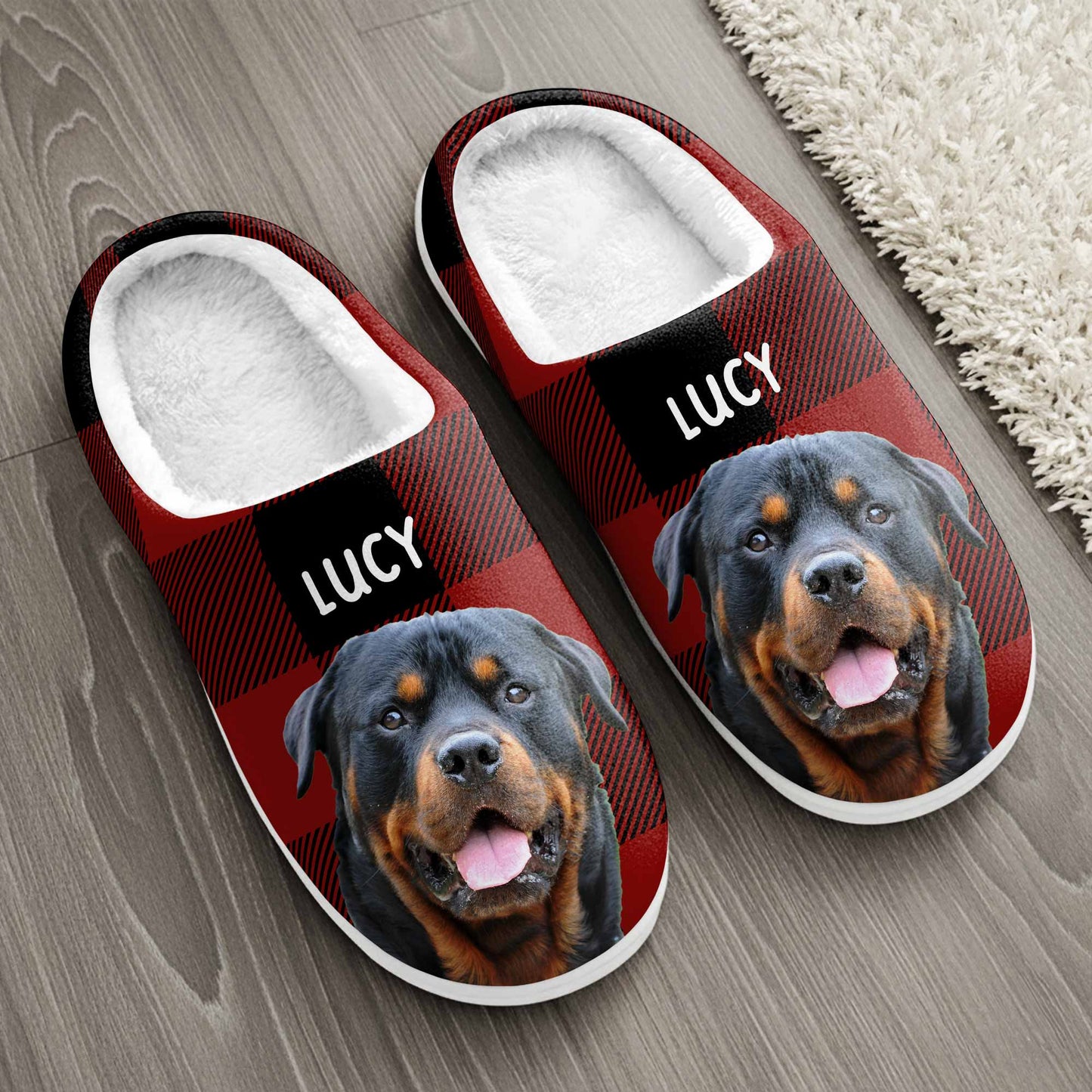 Customizable Pet Lover Slippers With Loyal Dog