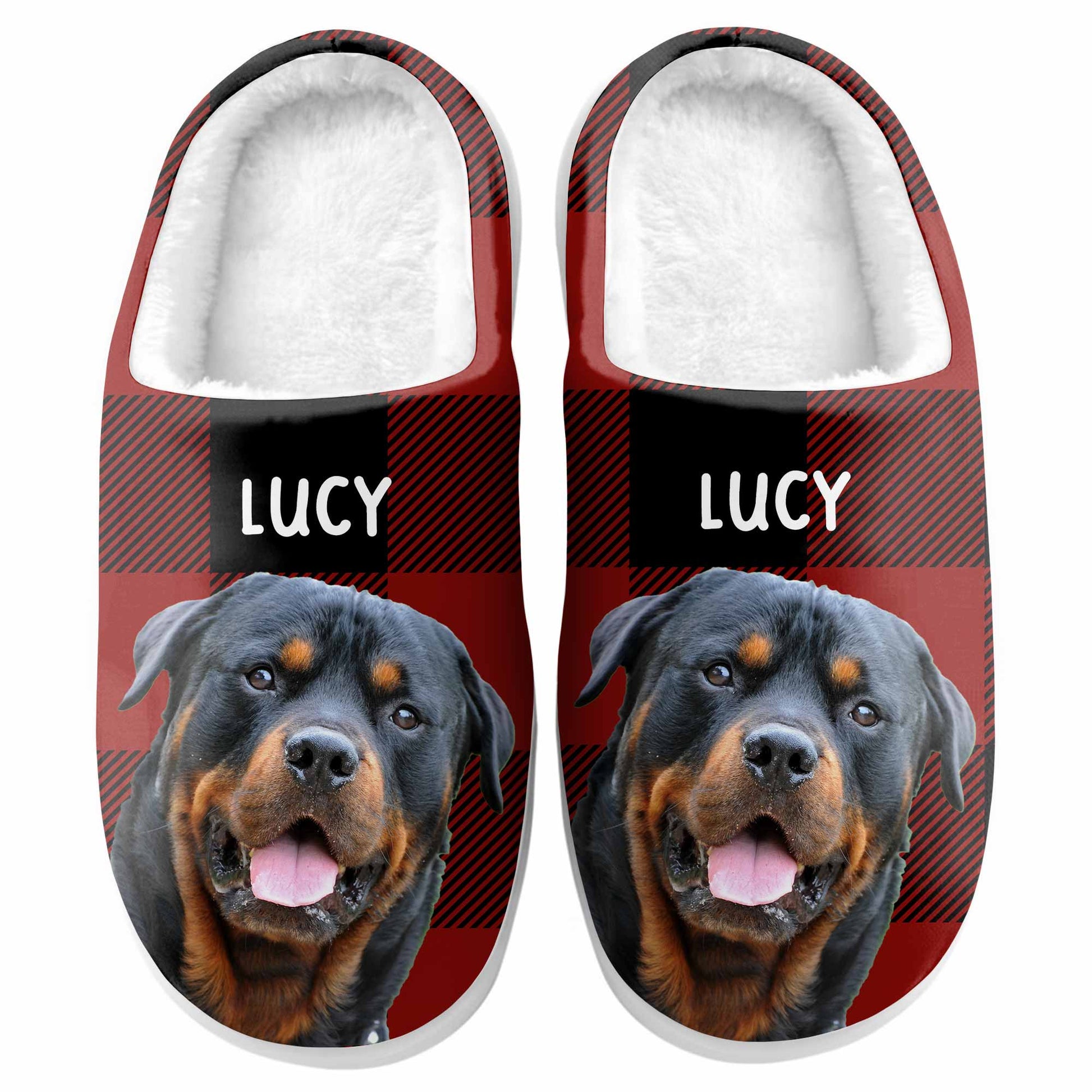 Customizable Pet Lover Slippers With Loyal Dog