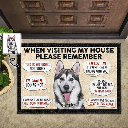 When Visiting My House Please Remember, Dog Themes