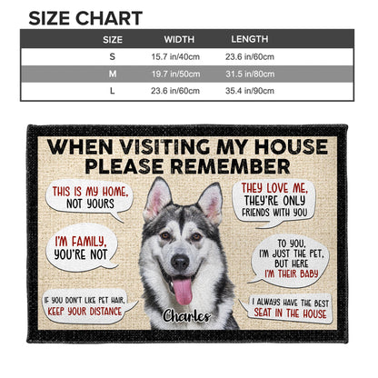 When Visiting My House Please Remember, Dog Themes