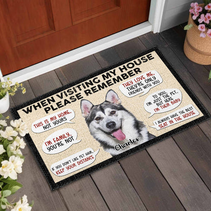 When Visiting My House Please Remember, Dog Themes