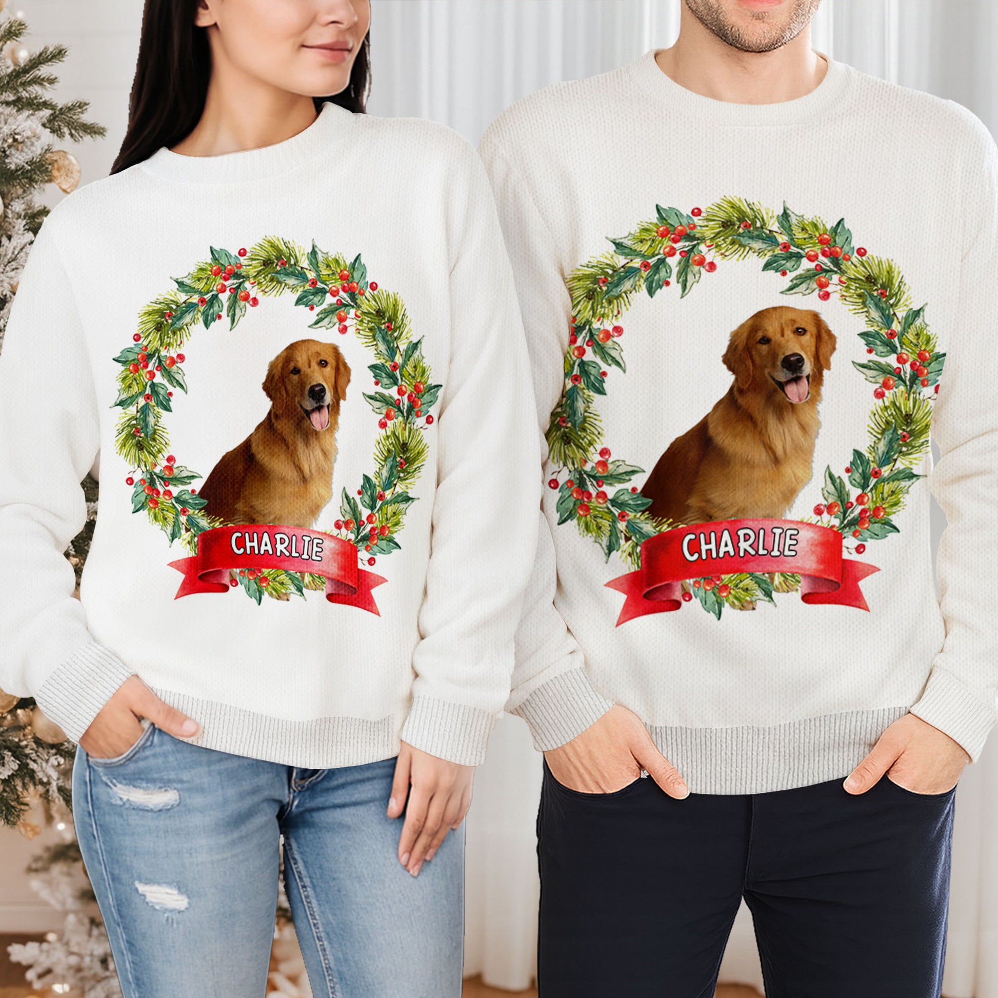 Give Your Pet A Special Place In Your Heart With A Wreath And Ribbon Design