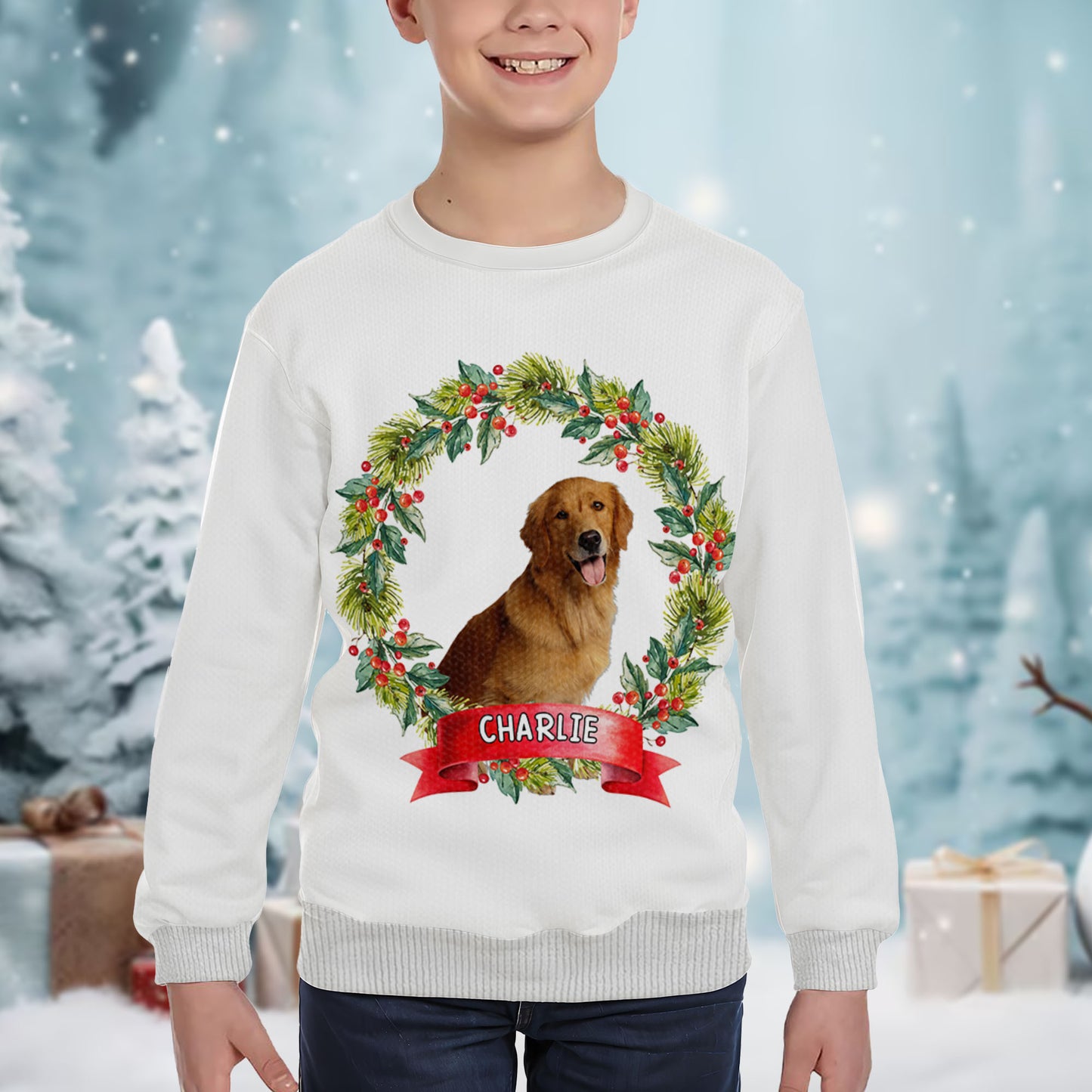 Give Your Pet A Special Place In Your Heart With A Wreath And Ribbon Design