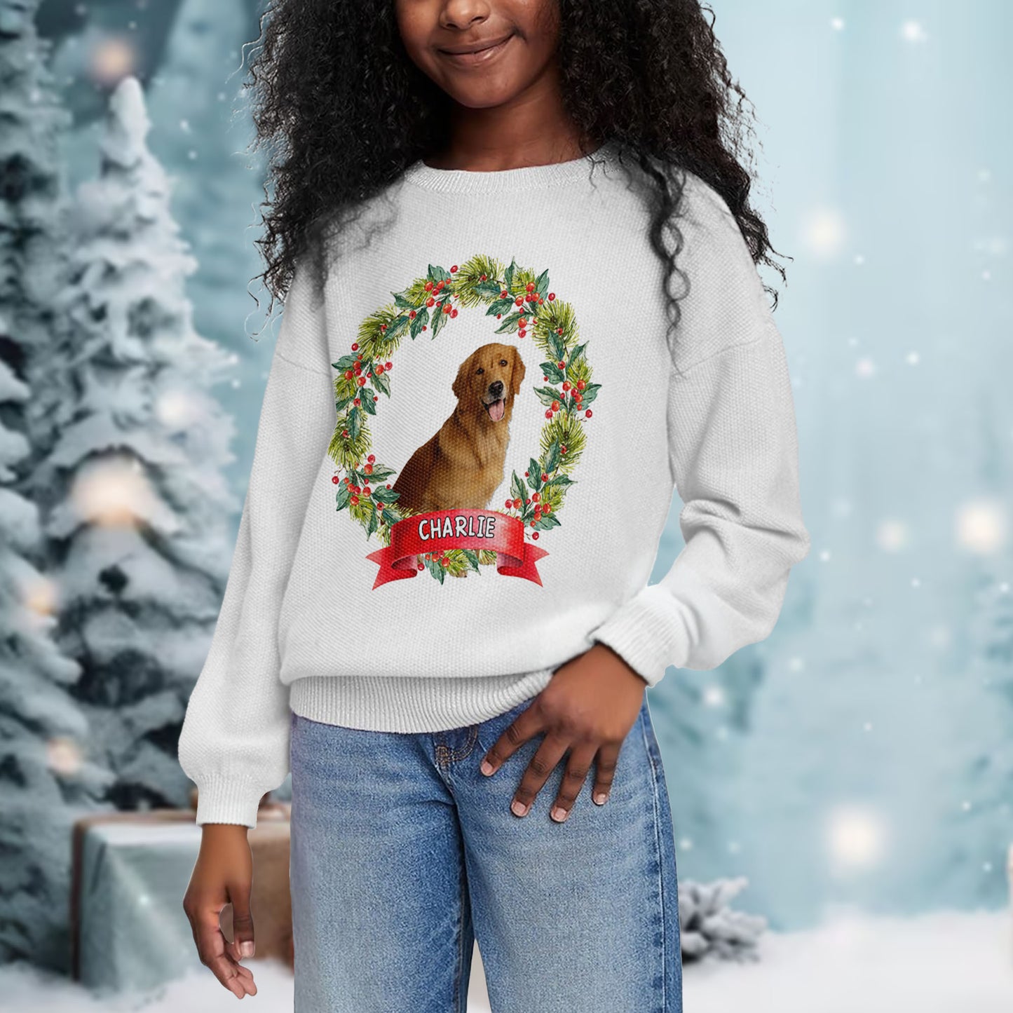 Give Your Pet A Special Place In Your Heart With A Wreath And Ribbon Design