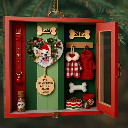 My 1st Christmas With My Forever Family, Dog Ornament