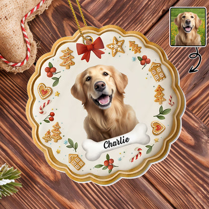 Celebrate Your Furry Friend with a Festive Touch - Personalized Custom Acrylic Ornament, Christmas Gift - PET154_ACO