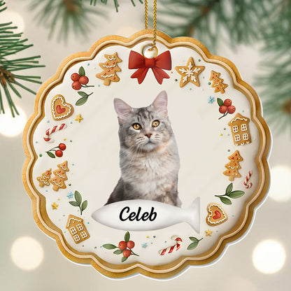 Celebrate Your Furry Friend with a Festive Touch - Personalized Custom Acrylic Ornament, Christmas Gift - PET154_ACO