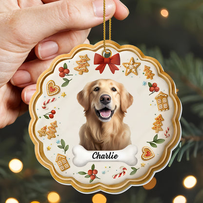 Celebrate Your Furry Friend with a Festive Touch - Personalized Custom Acrylic Ornament, Christmas Gift - PET154_ACO