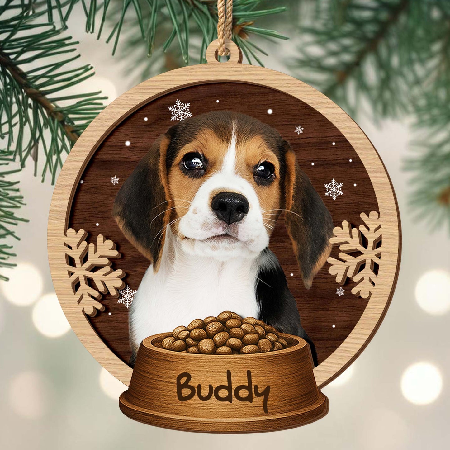 Celebration Of Your Furry Friend, Dog, Wood Pattern