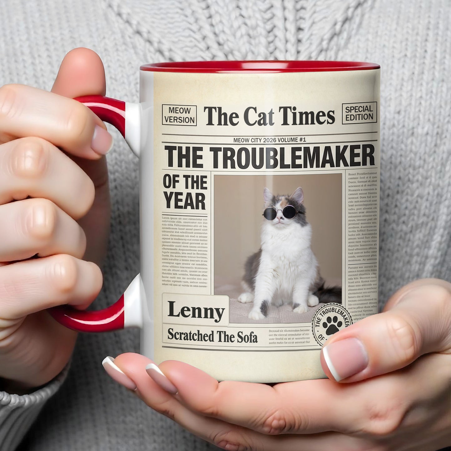 The Dog Times The Troublemaker Of The Year Newspaper Design Dog Photo