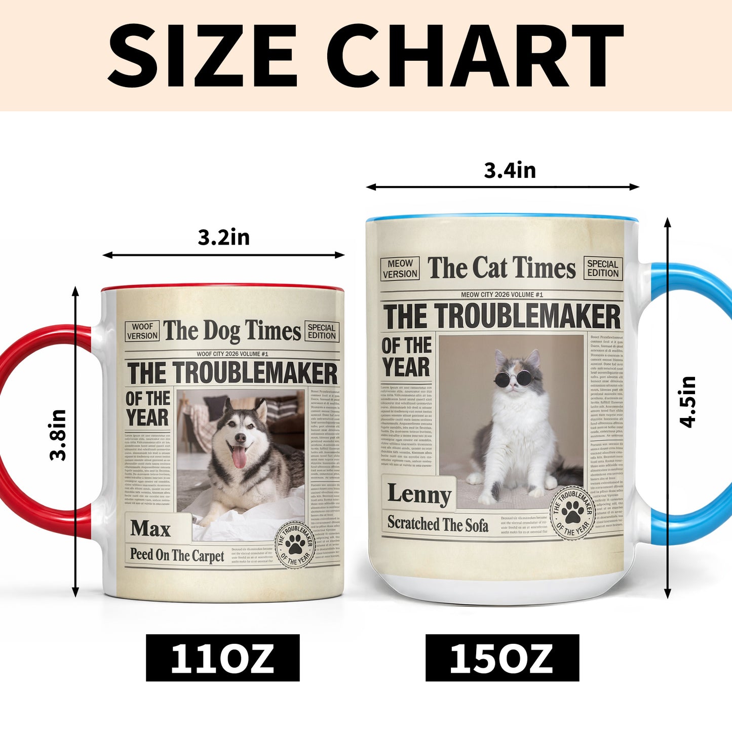 The Dog Times The Troublemaker Of The Year Newspaper Design Dog Photo