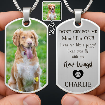 Don't Cry For Me Mom, I Can Run Like A Puppy, Paw Print