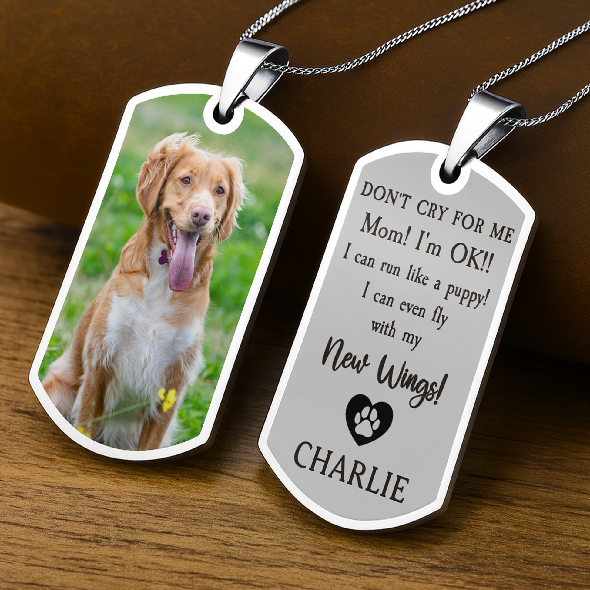 Don't Cry For Me Mom, I Can Run Like A Puppy, Paw Print