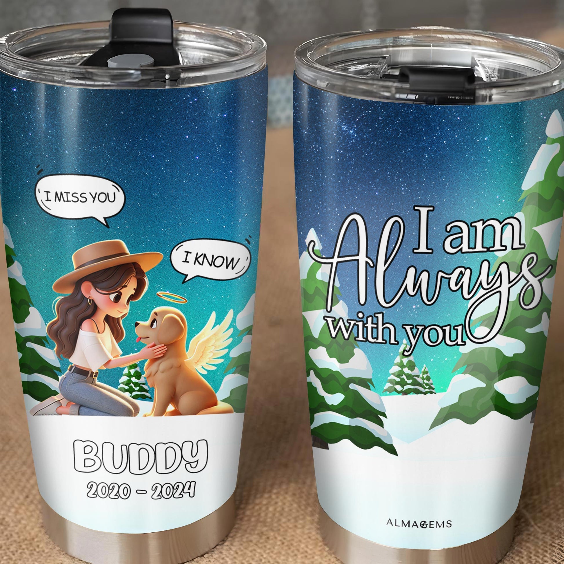 I Am Always With You Memorial Tumbler