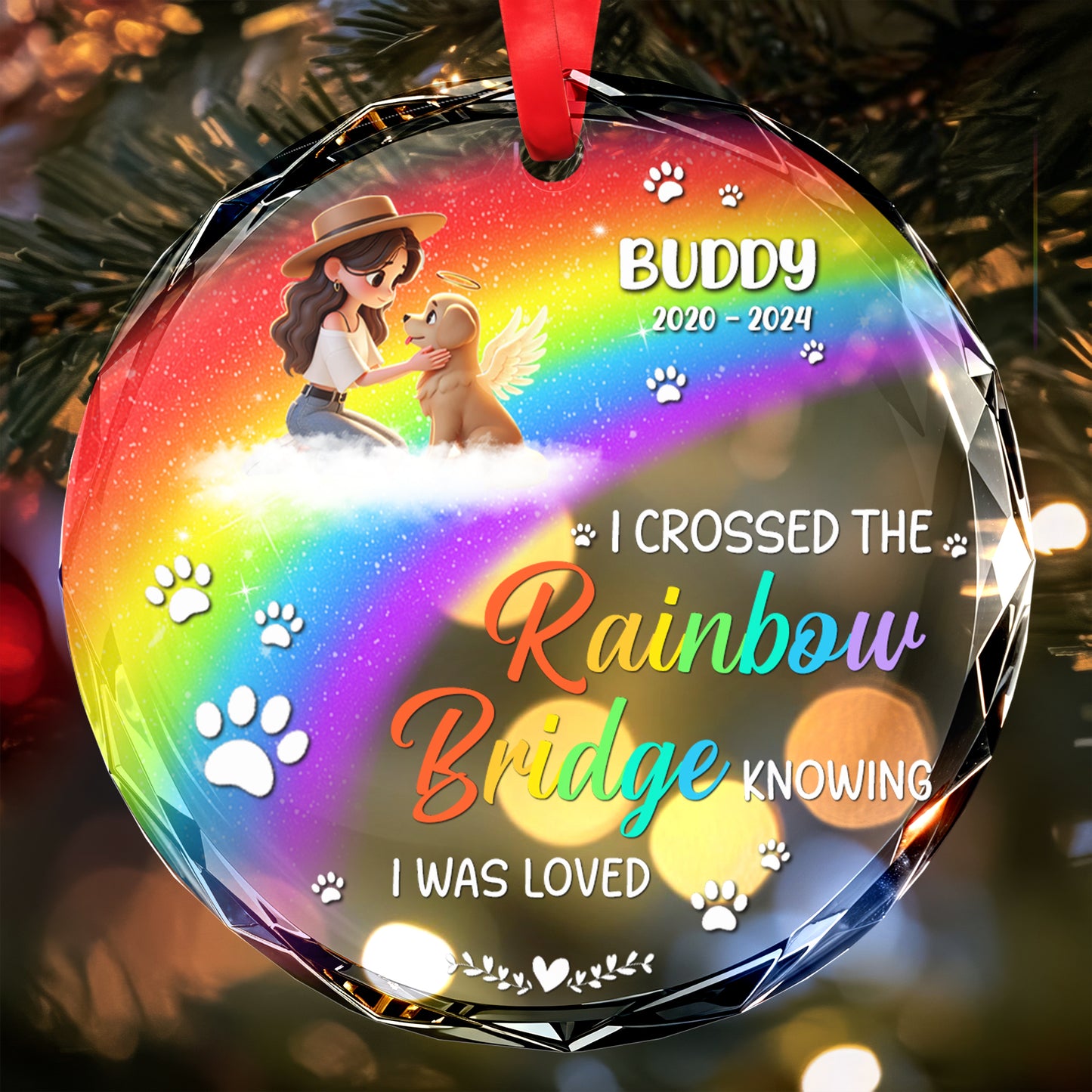 I Crossed The Rainbow Bridge Knowing I Was Loved