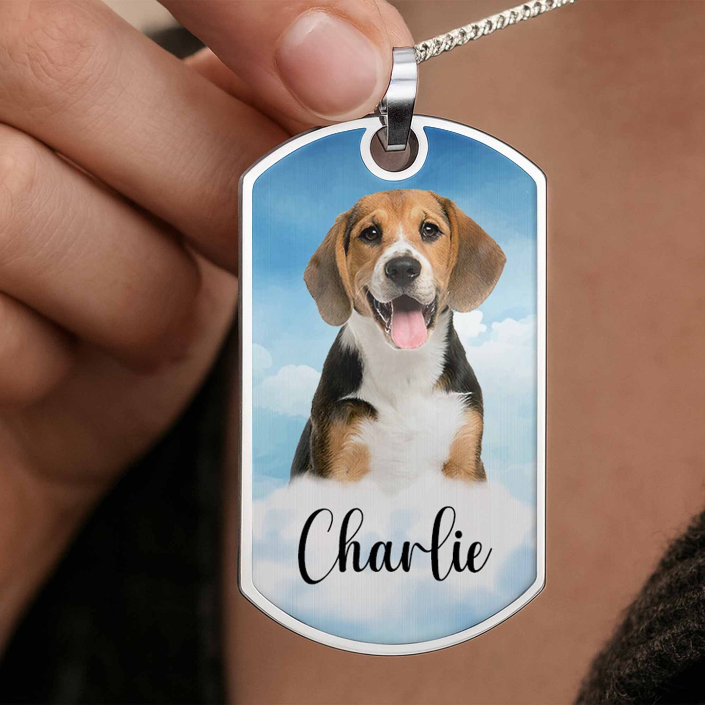 The Moment Your Heart Stopped, Dog Tag With Paw Print