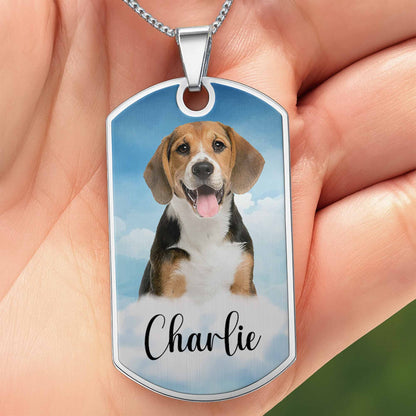 The Moment Your Heart Stopped, Dog Tag With Paw Print