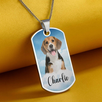 The Moment Your Heart Stopped, Dog Tag With Paw Print