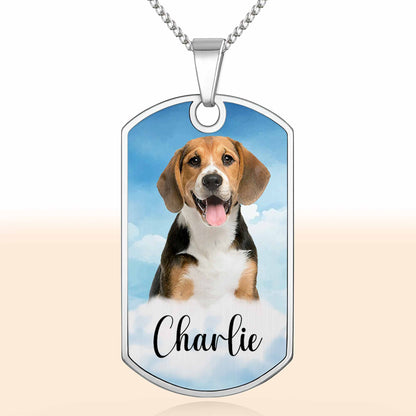 The Moment Your Heart Stopped, Dog Tag With Paw Print