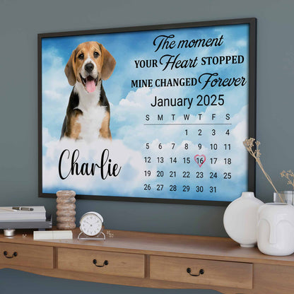 The Moment Your Heart Stopped, Calendar With Dog