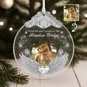 Until We Meet Again At The Rainbow Bridge With Dog And Wings