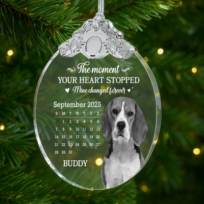 The Moment Your Heart Stopped, Memorial Dog Ornament