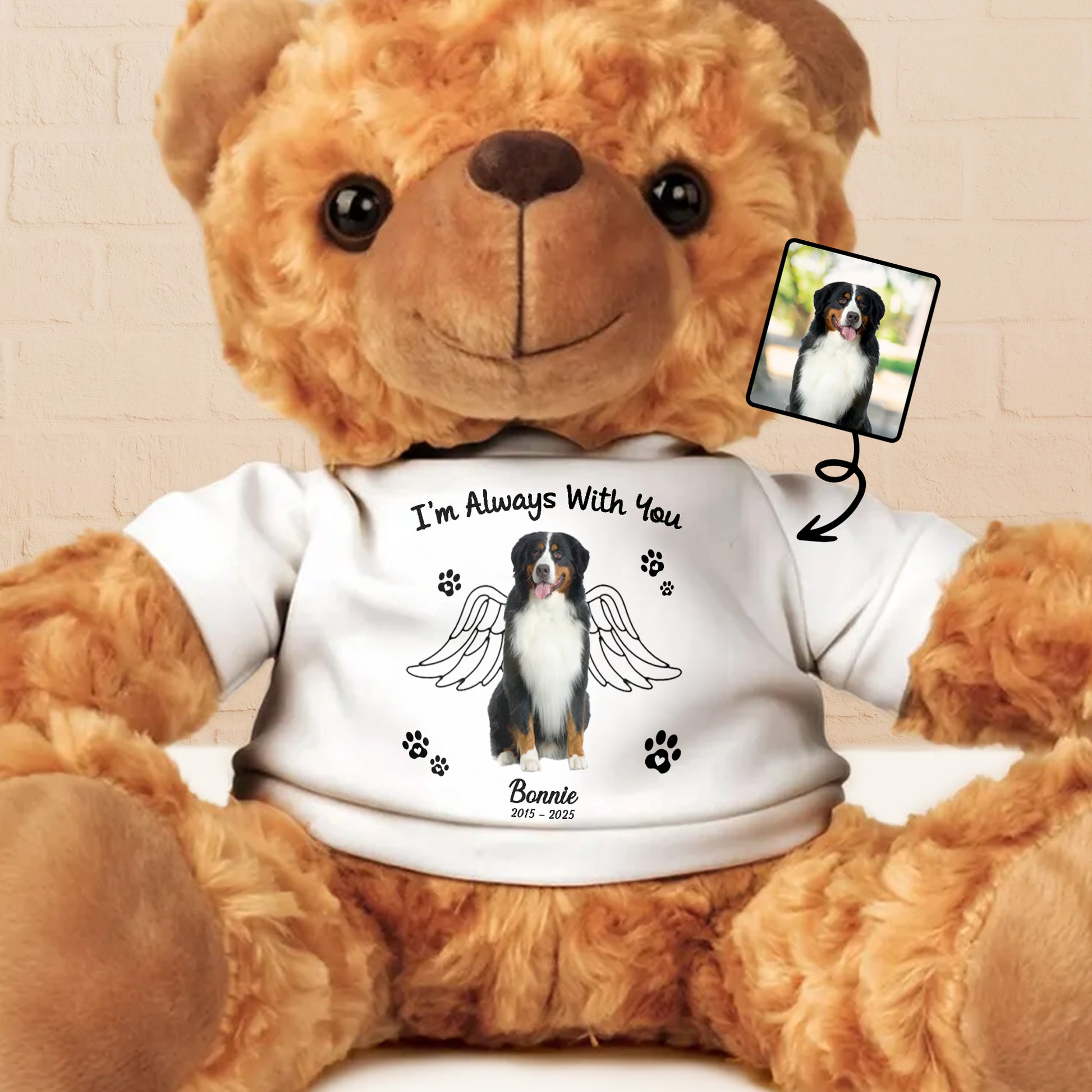 I'm Always With You, Dog With Wings And Paw Prints