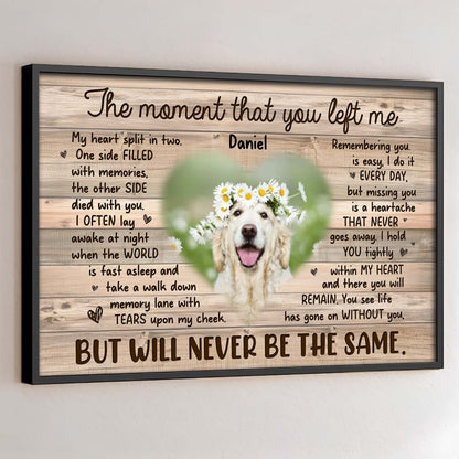 The Moment That You Left Me, Memories Of A Beloved Dog