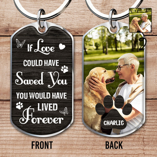 If Love Could Have Saved You, You Would Have Lived Forever, Paw Prints and Butterfly