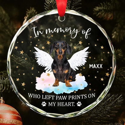 In Memory Of Beloved Pets With Wings And Paw Prints