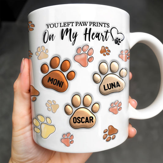 You Left Paw Prints On My Heart, Paw Prints and Custom Names