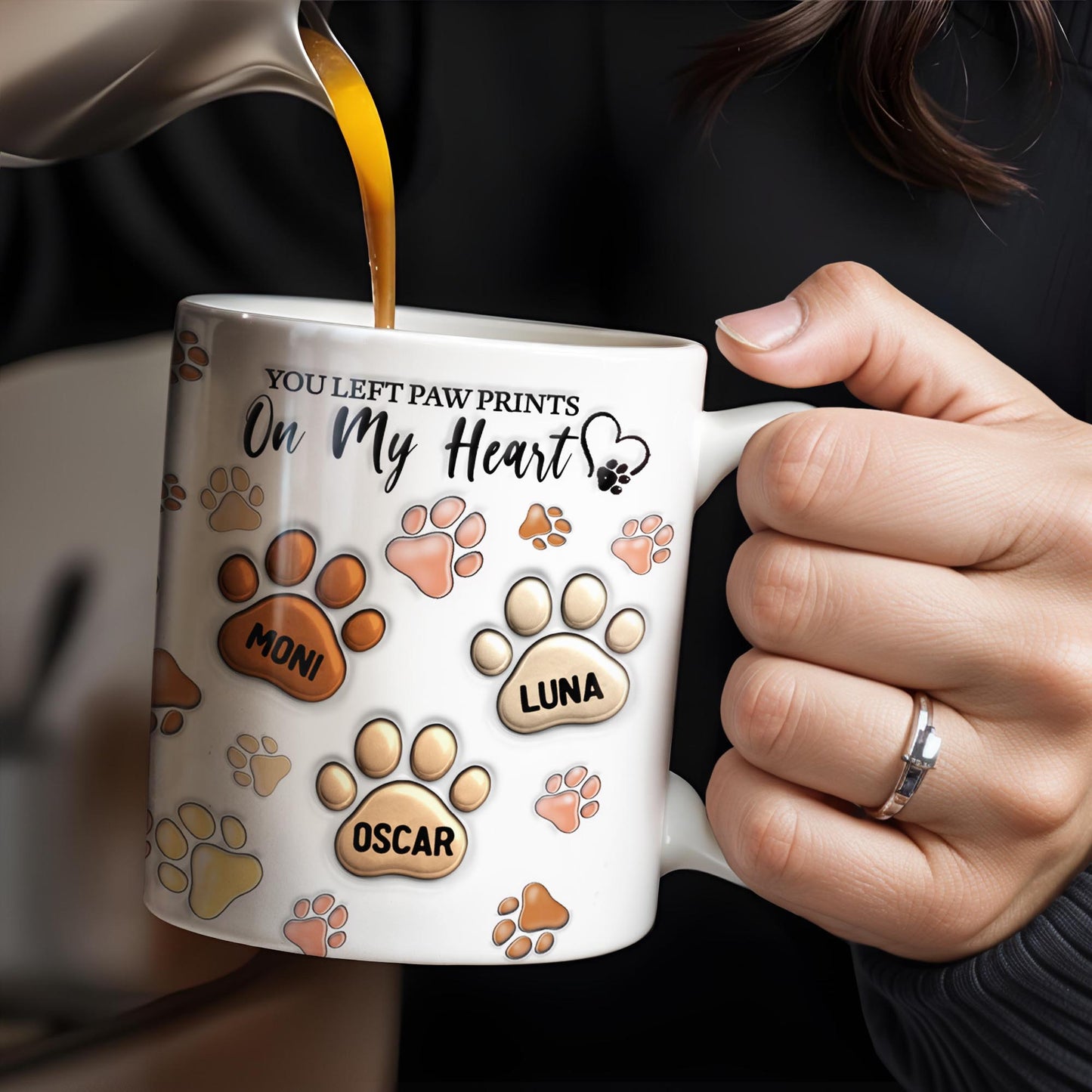 You Left Paw Prints On My Heart, Paw Prints and Custom Names