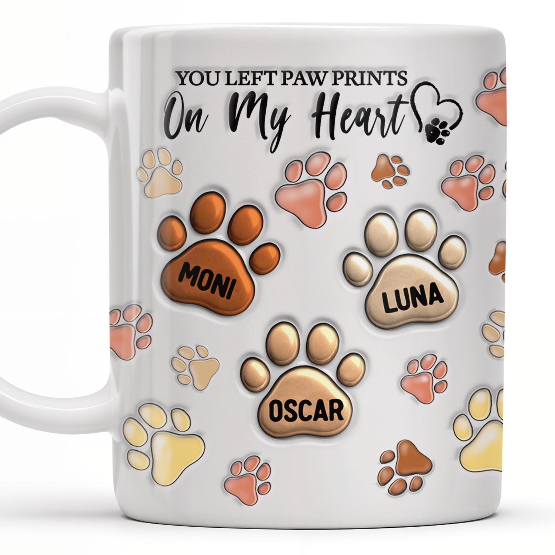You Left Paw Prints On My Heart, Paw Prints and Custom Names
