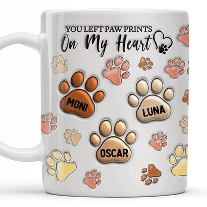 You Left Paw Prints On My Heart, Paw Prints and Custom Names
