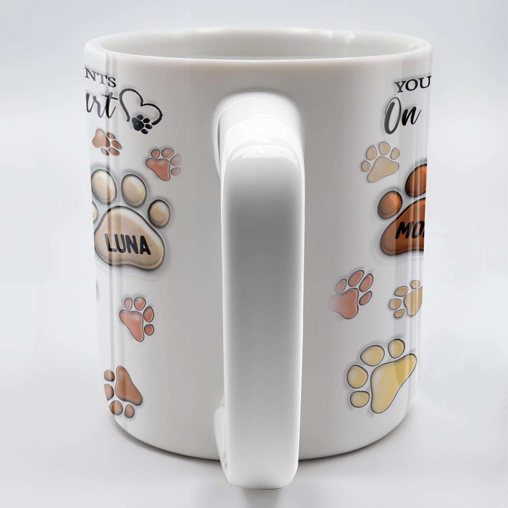 You Left Paw Prints On My Heart, Paw Prints and Custom Names