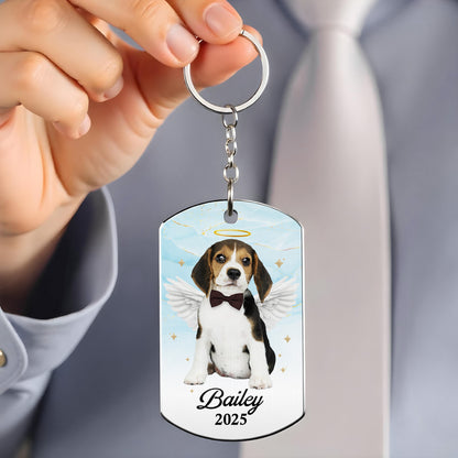 Your Light Will Always Shine In My Heart, Angel Wings And Dog