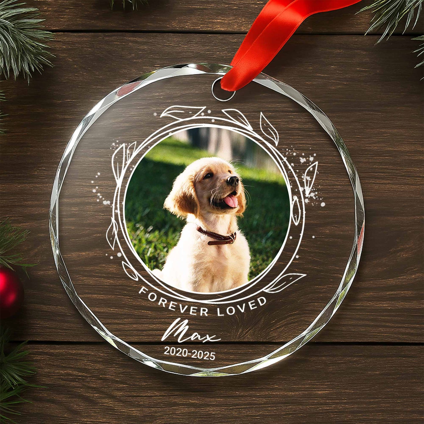 Forever Loved, Dog And Paws Ornament