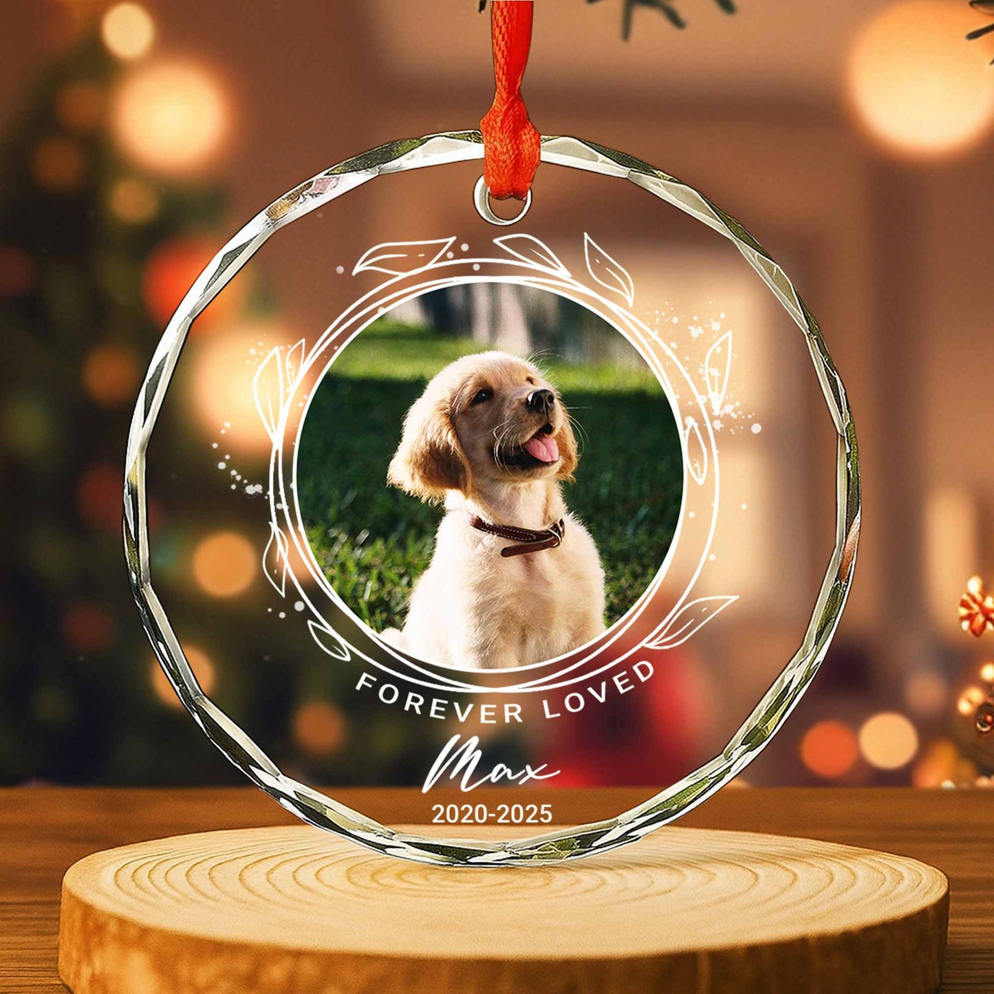 Forever Loved, Dog And Paws Ornament