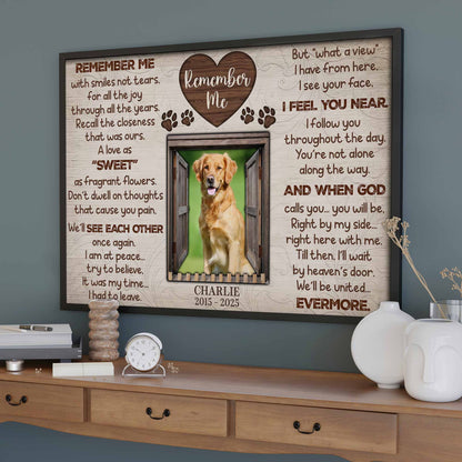 Remember Me With Smiles Not Tears, A Tribute To Beloved Pets