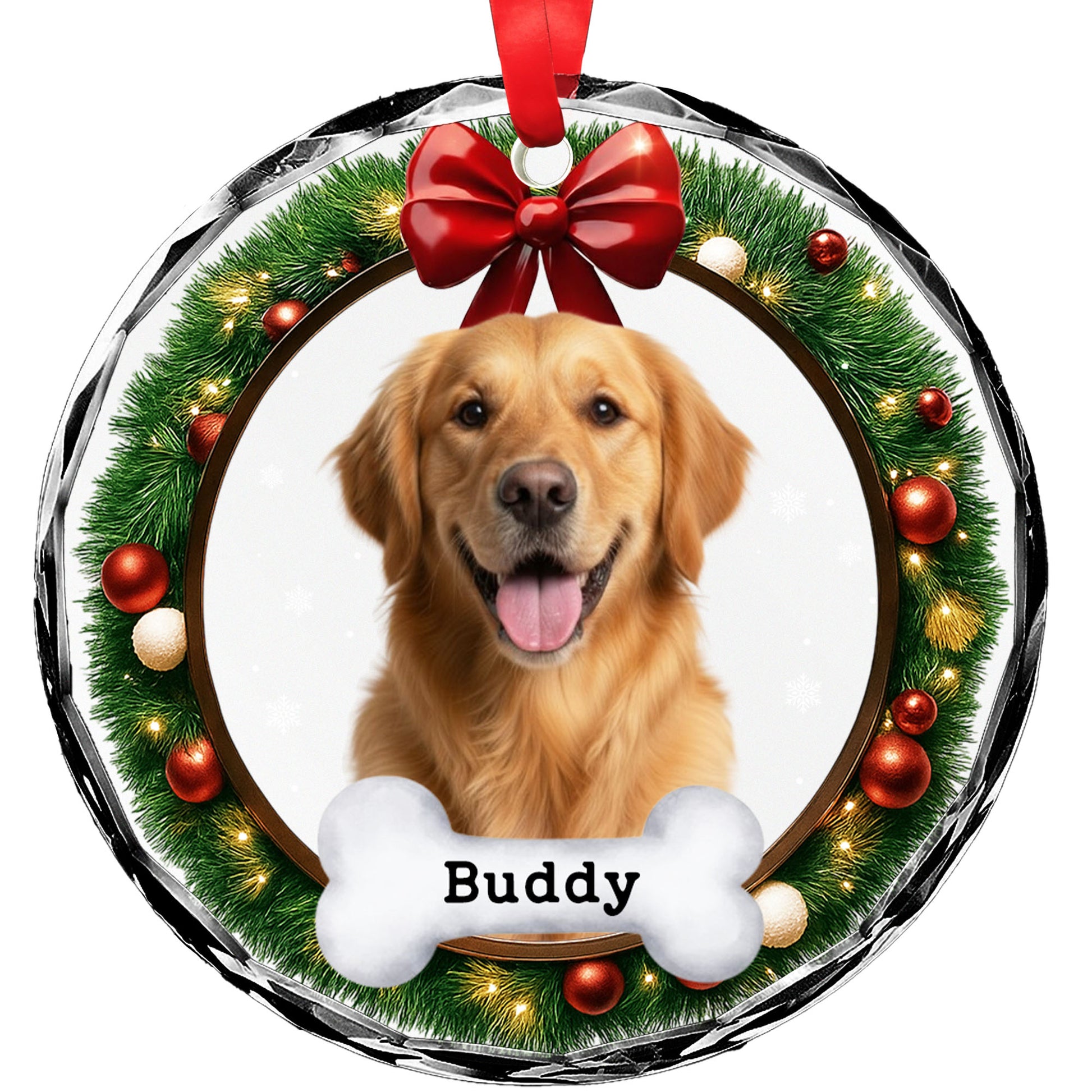 Beloved Pet's Customizable Christmas Ornament