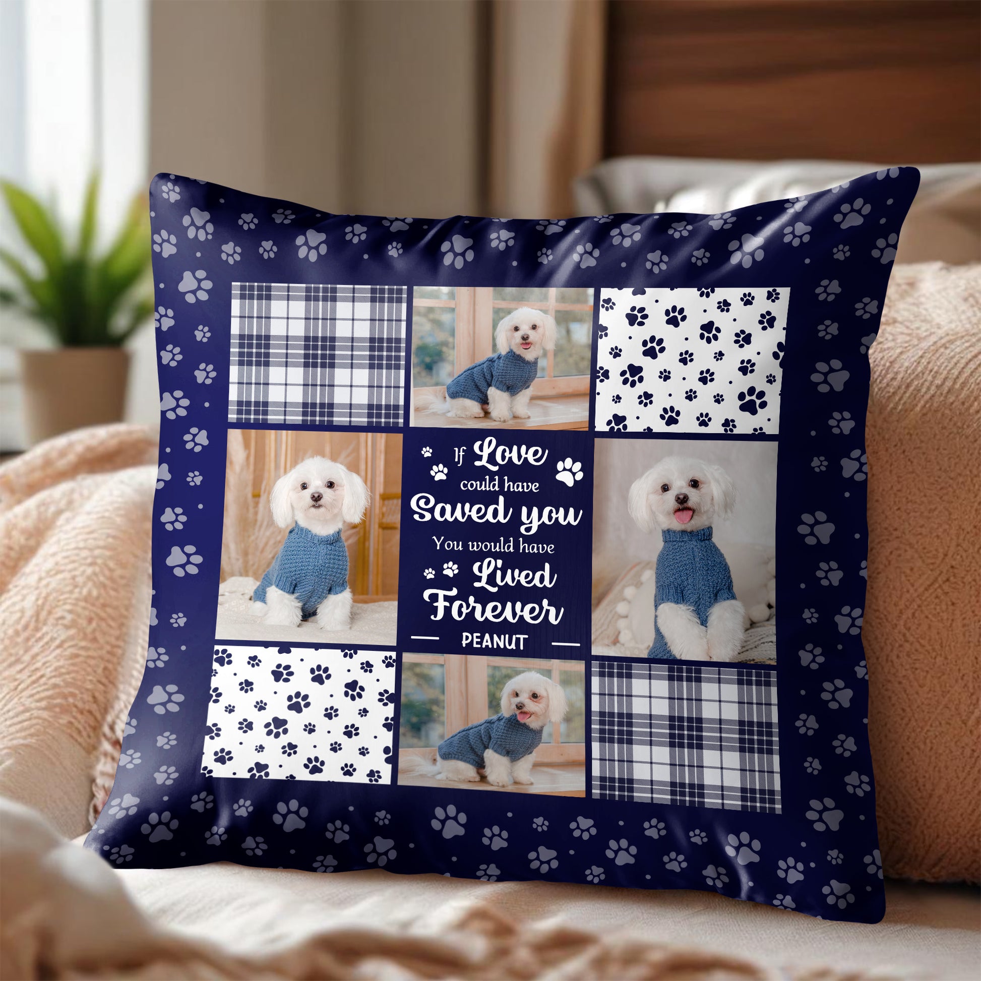 Once By My Side Forever In My Heart With Dog And Paw Prints