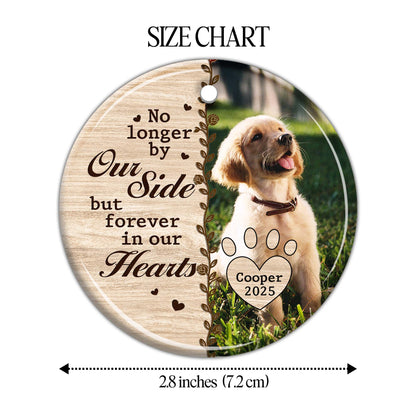 No Longer By Our Side But Forever In Our Hearts, Paw Prints