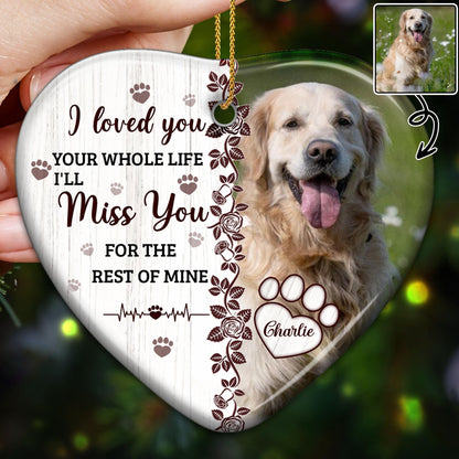 I Loved You Your Whole Life With Paws And Roses