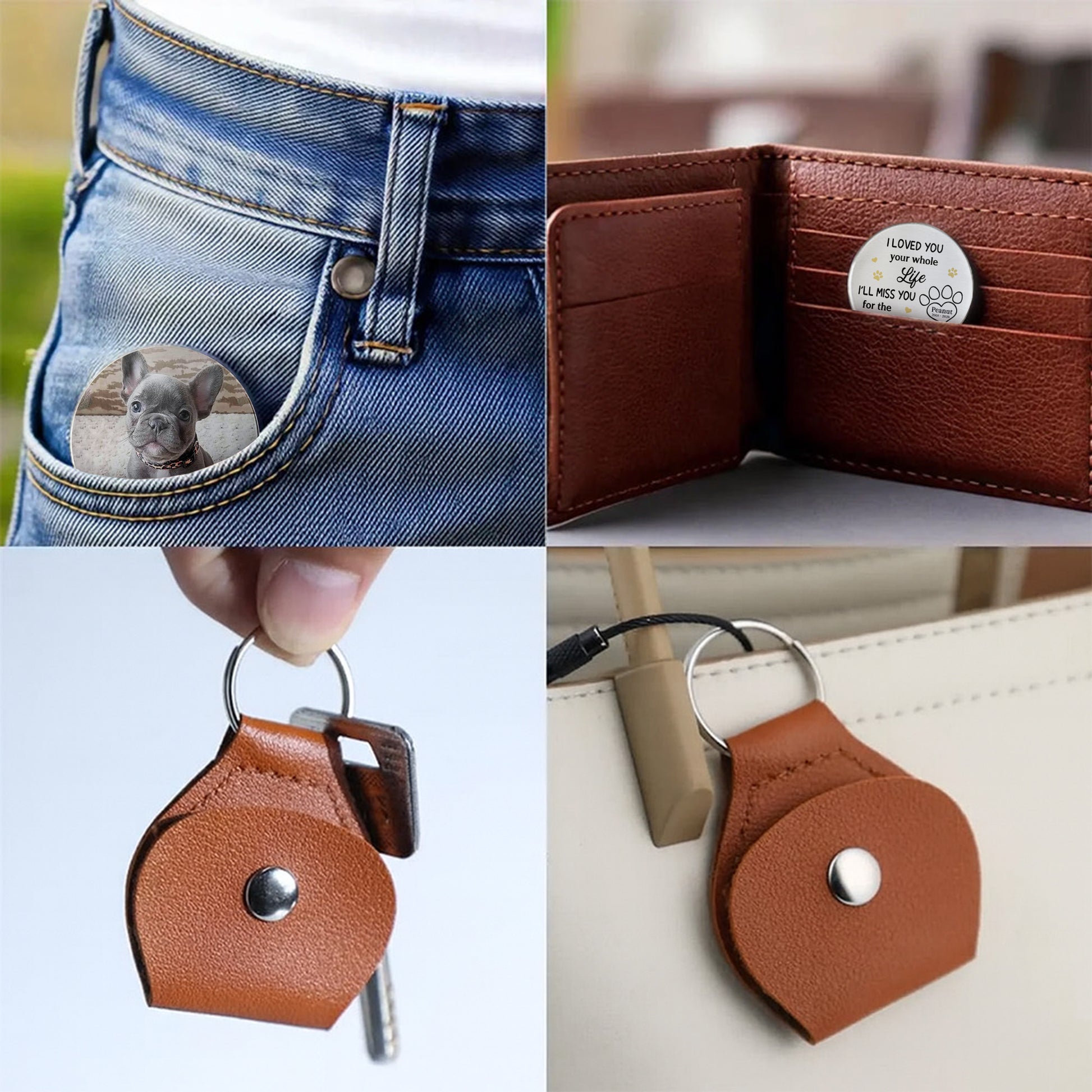 I Loved You Your Whole Life, Memorial Keychain For Pet Lovers