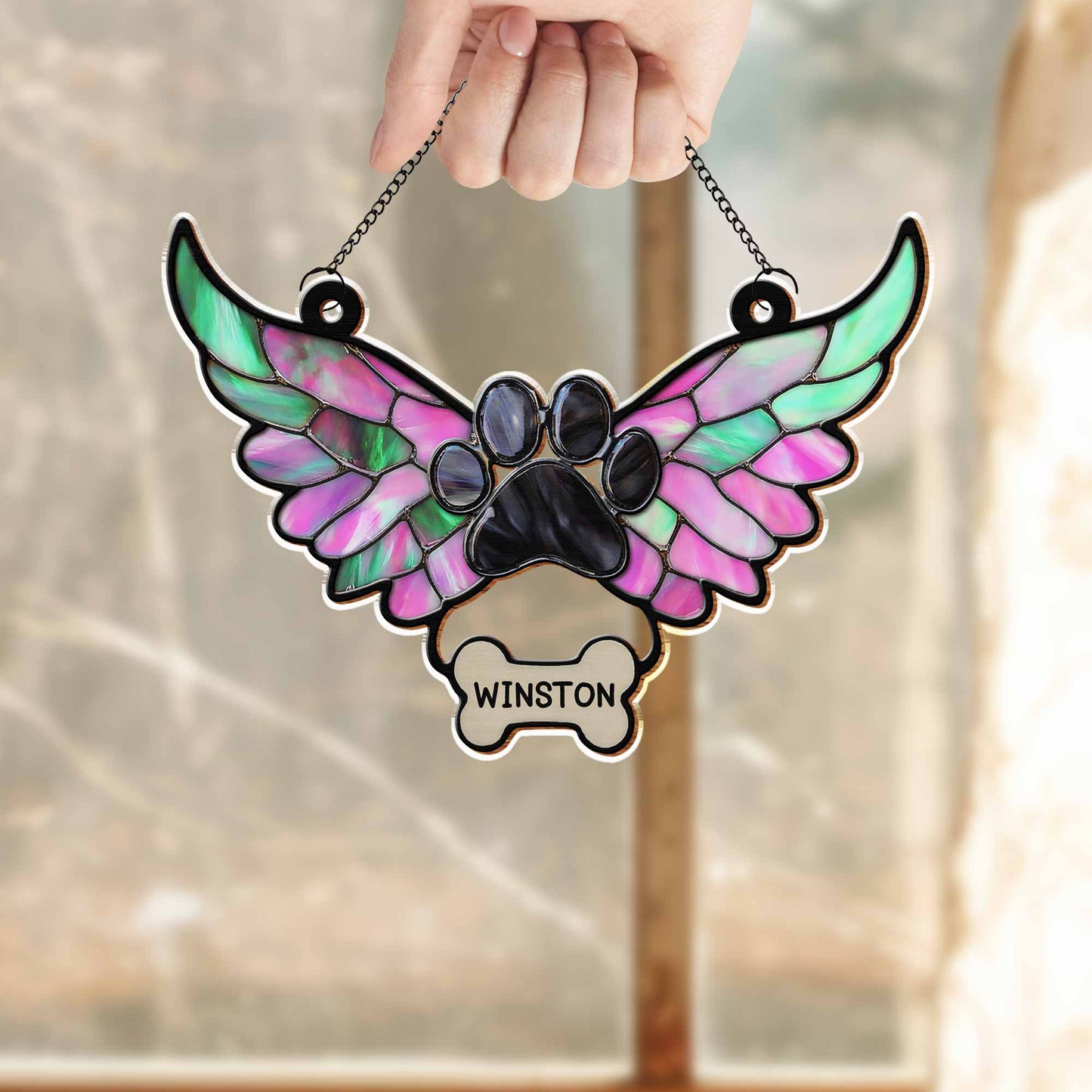 Bobby, Paw Wings Suncatcher