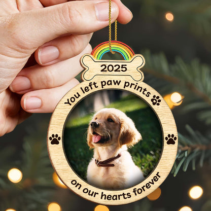 You Left Paw Prints On Our Hearts Forever With Rainbow