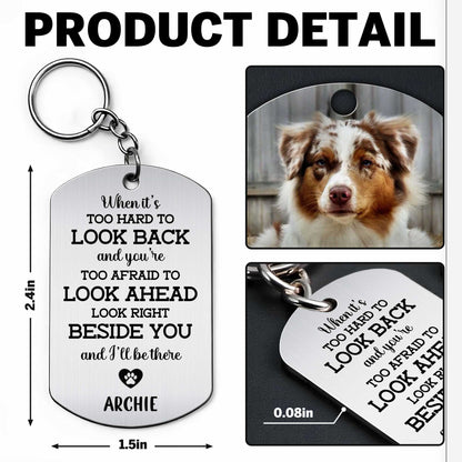 Look Right Beside You And I'll Be There Dog Paw Print