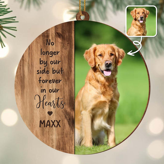 No Longer By Our Side But Forever In Our Hearts, Dog, Heart