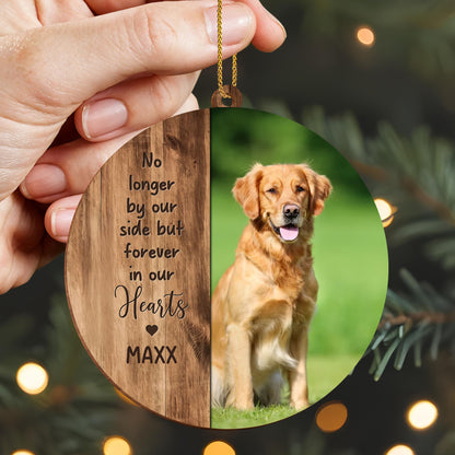 No Longer By Our Side But Forever In Our Hearts, Dog, Heart